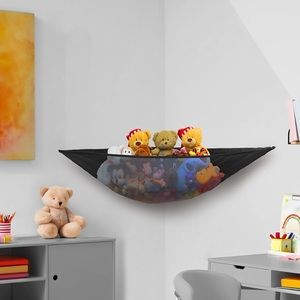 2 Pack Stuffed Animals Jumbo Toy Storage Hammock.